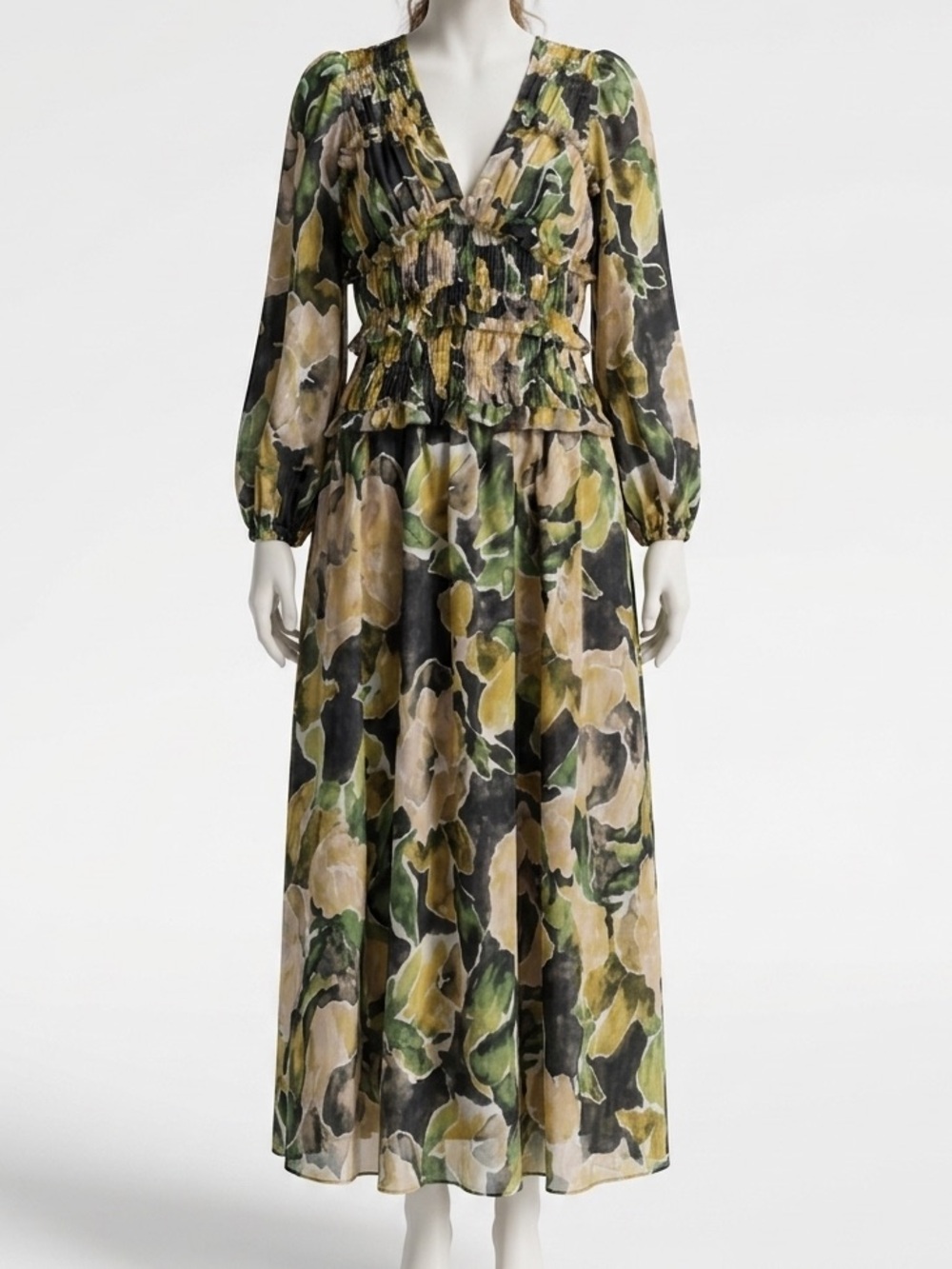 ASOS DESIGN Women’s Ruffles Midi Dress Size 10 - Picture 5 of 14